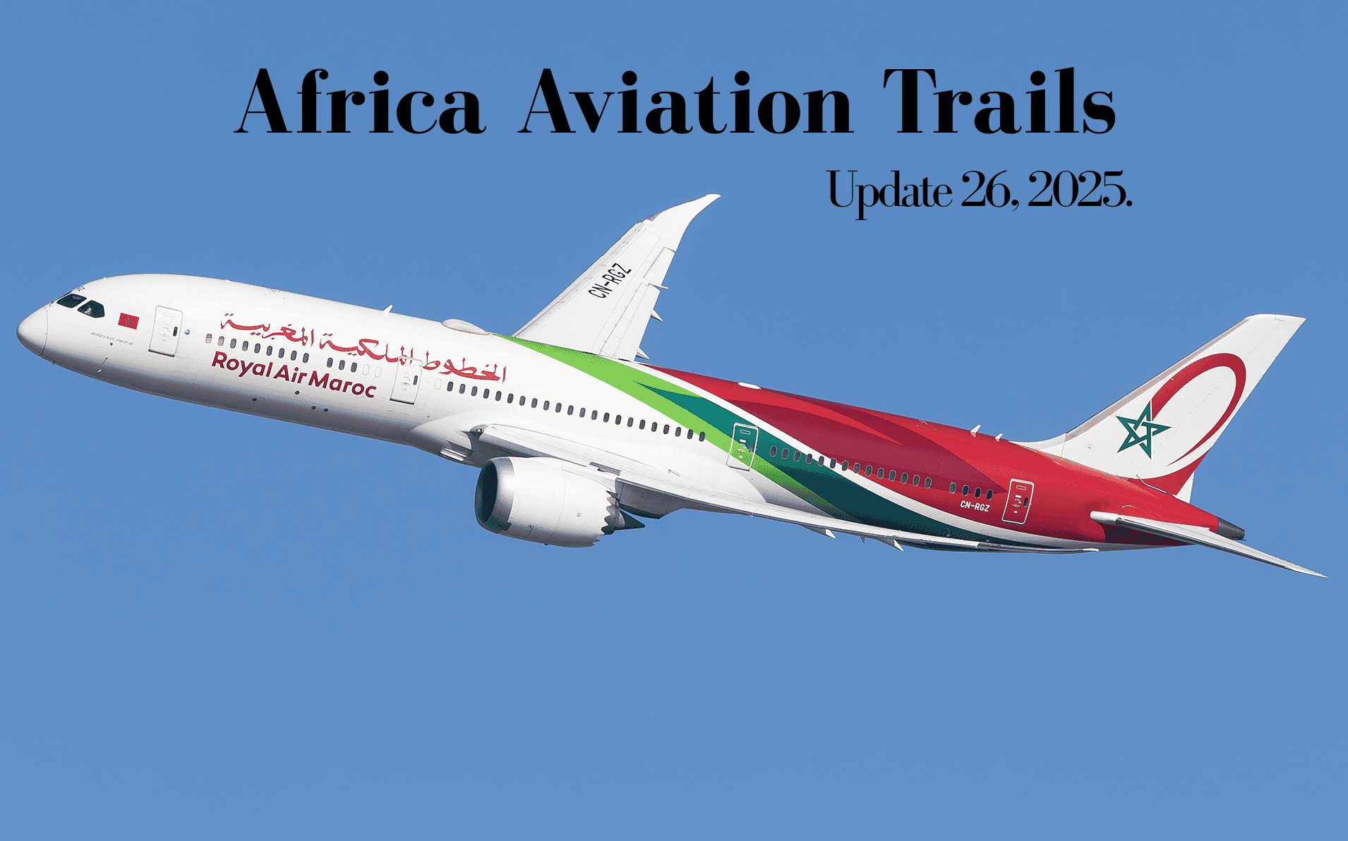 Africa Weekly Aviation Trails: Week 26, 2025.