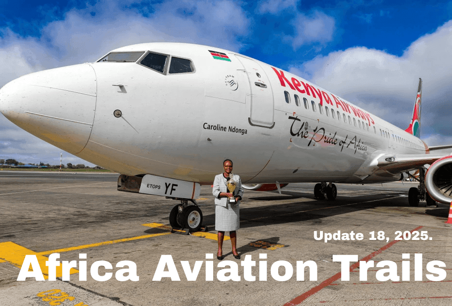 Africa Weekly Aviation Trails: Week 18, 2025.