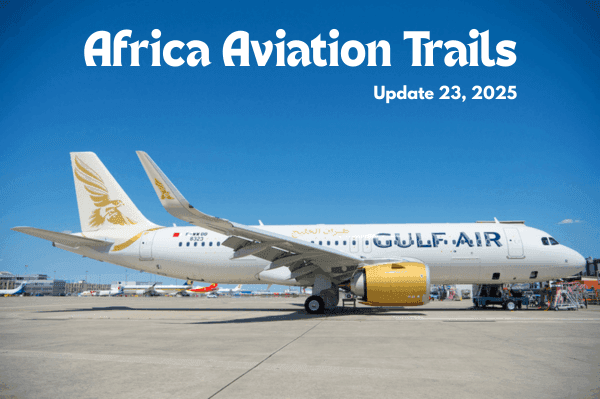 Africa Weekly Aviation Trails: Week 23, 2025.